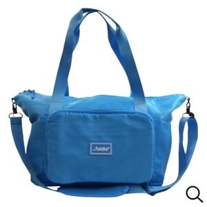 The Foldie Duffel Bag Large Blue Excellent‎ Foldable Travel Gym Bag